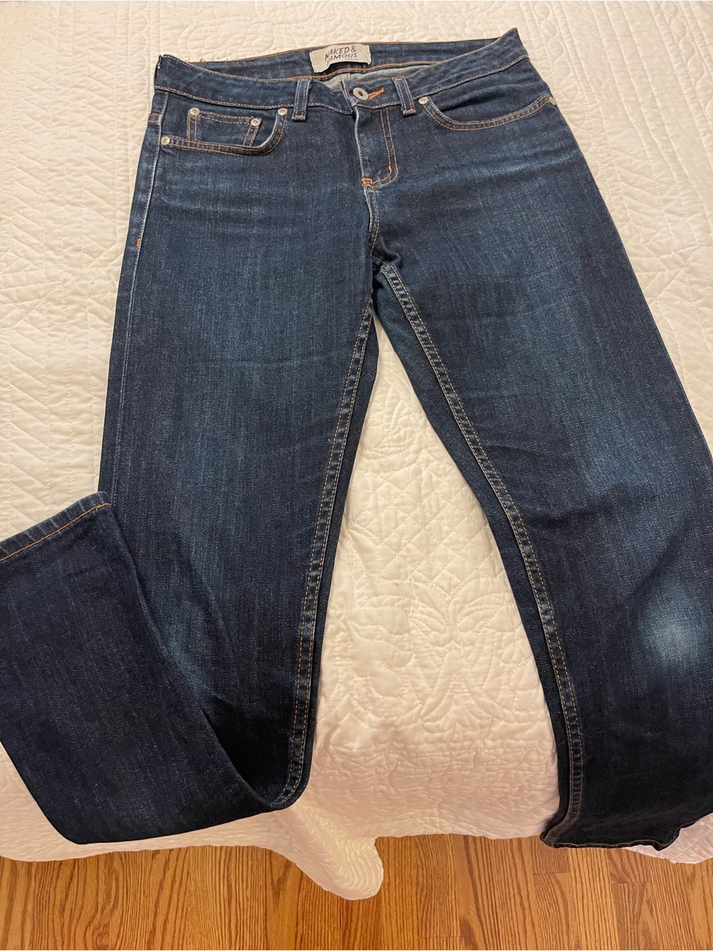 Naked & Famous Premium Japanese Stretch Selvedge Jeans - Dark Indigo